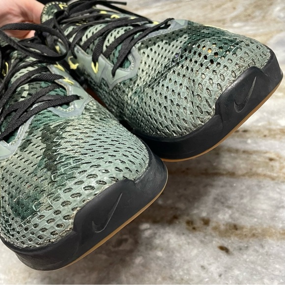 NIKE Metcon 6 Black Gum CK9388-032 Black/Limelight/Gum Medium Brown/Limelight - Picture 11 of 15